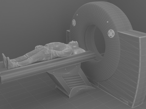 CT Scan - 4K 3D मॉडल