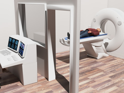 CT Scan - 4K 3D मॉडल