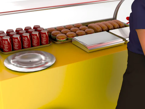 Street Food 3D Model