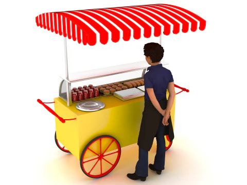 Street Food 3D Model