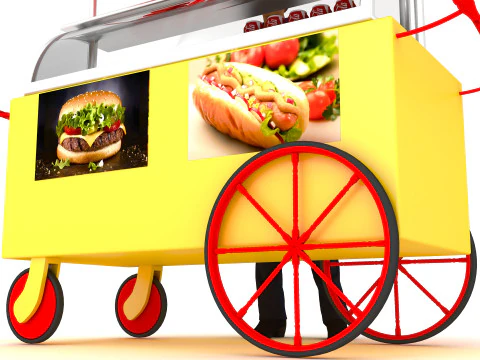 Street Food 3D Model