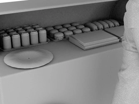 Street Food 3D Model