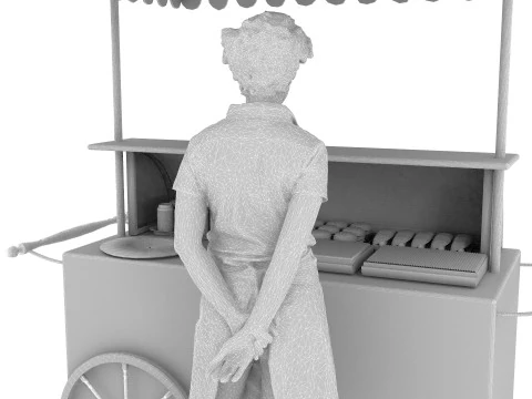 Street Food 3D Model