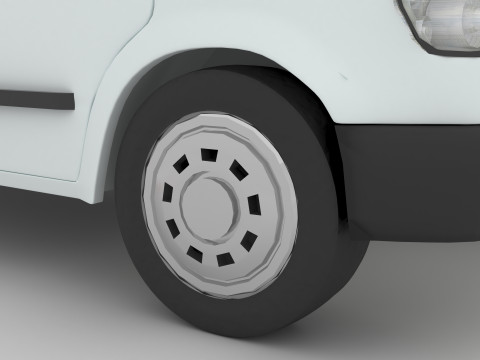 Donut Truck 4K 3D Модель