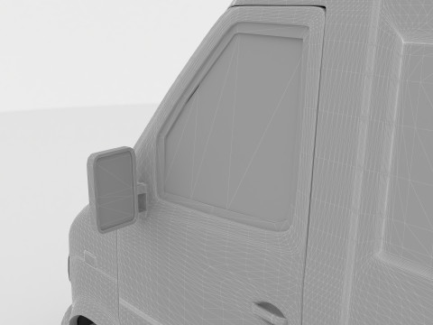 Donut Truck 4K 3D Модель