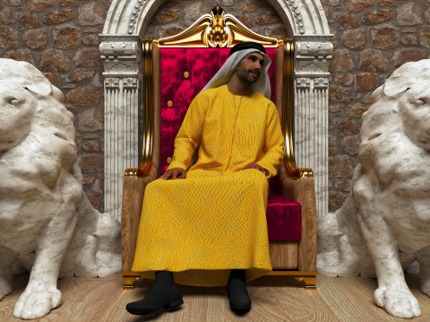 Arap Sultan 3 - 4K 3D Model