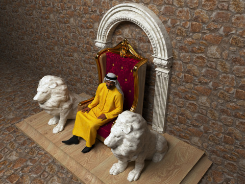 Arap Sultan 3 - 4K 3D Model