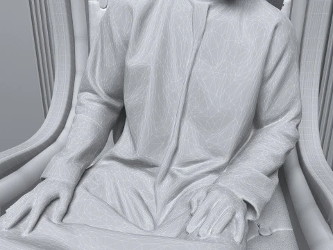Arab Sultan 3 3D Model