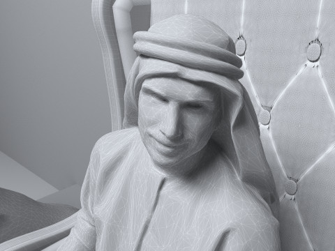 Arap Sultan 3 - 4K 3D Model