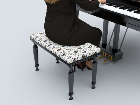 Pianist 4K 3D Модель