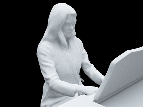 Pianist 4K 3D Модель