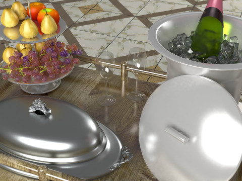 Room Service 4K 3D 模型