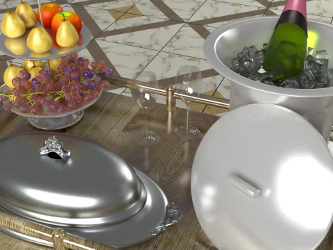 Room Service 3D Model