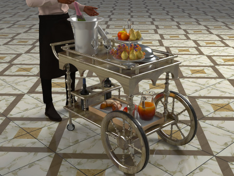 Room Service 4K 3D 模型