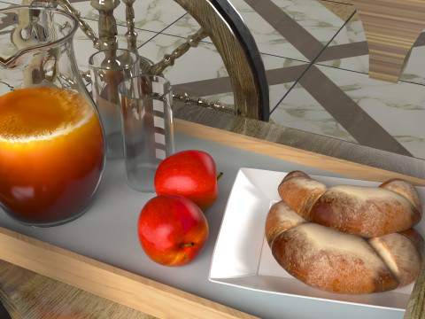 Room Service 4K 3D 模型