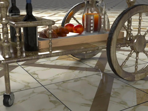 Room Service 3D Model
