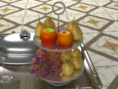 Room Service 3D Model