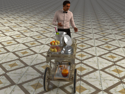 Room Service 4K 3D 模型