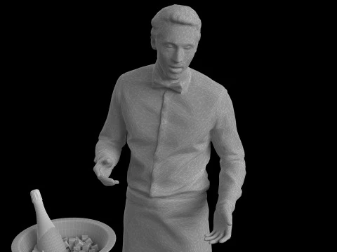 Room Service 3D Model