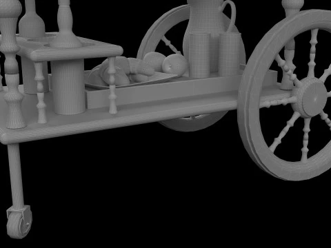 Room Service 3D Model