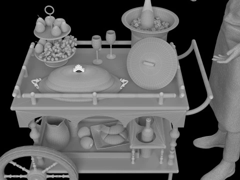 Room Service 3D Model