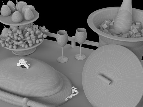 Room Service 4K 3D 模型