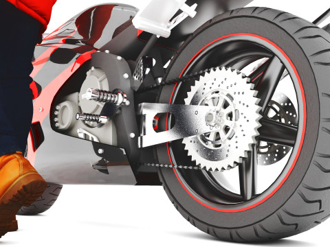 Sportive Rider 4K 3D Model
