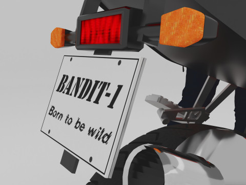 Sportive Rider 4K 3D Model