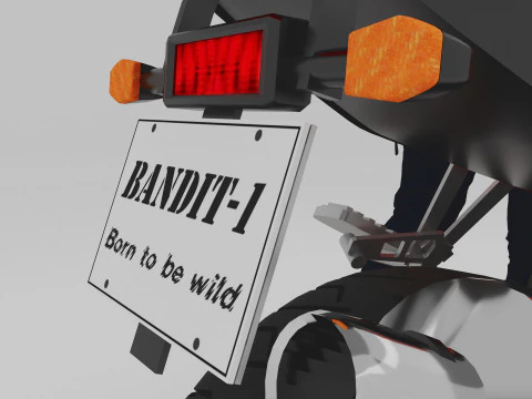 Sportive Rider 3D Model