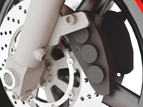 Sportive Rider 4K 3D Model