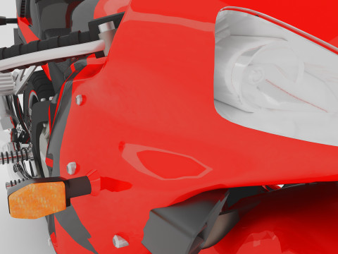 Sportive Rider 4K 3D Model