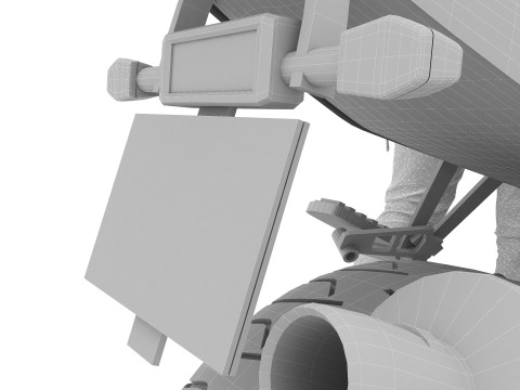 Sportive Rider 4K 3D Model