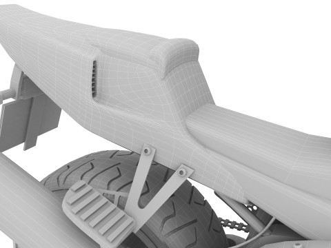 Sportive Rider 4K 3D Model