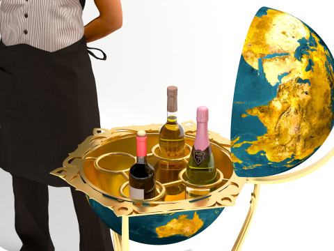 Sommelier 4K 3D 모델