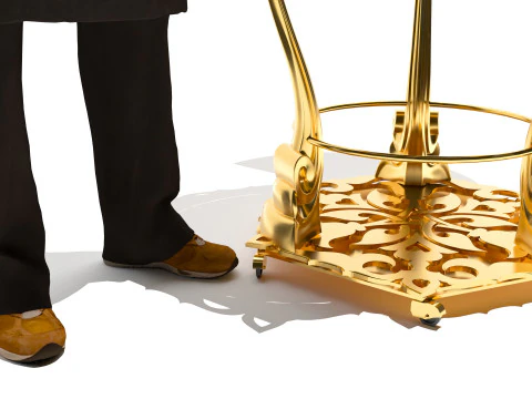 Сомельє 4K 3D Модель