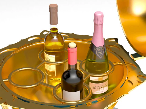 Сомельє 4K 3D Модель