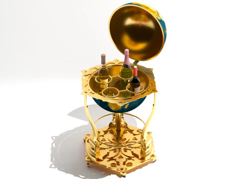 Сомельє 4K 3D Модель