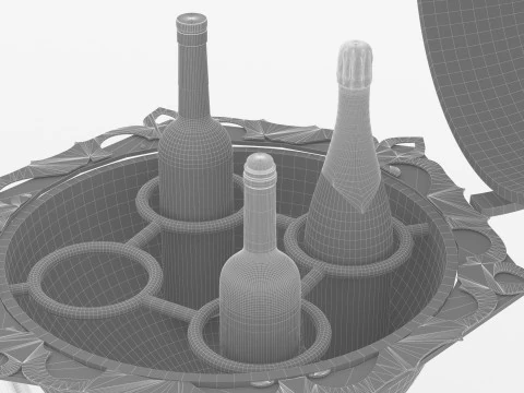 Сомельє 4K 3D Модель