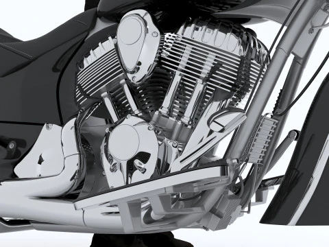 Chopper Biker 7 - 4K 3D Model
