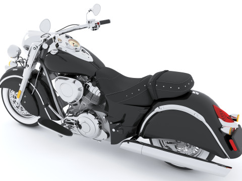 Chopper Biker 7 - 4K 3D Model
