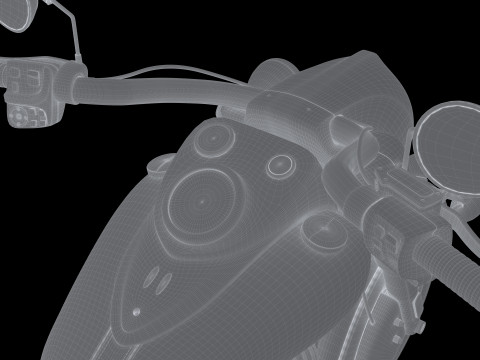 Chopper Biker 7 - 4K 3D Model