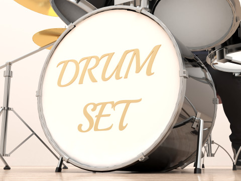 Drummer 4K Model 3D