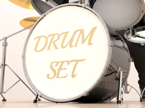 Drummer 4K 3D Model