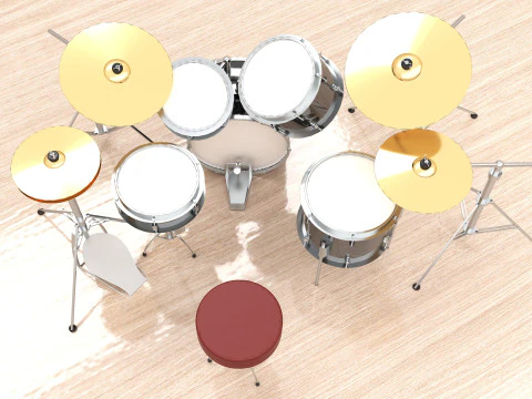 Drummer 4K 3D Model