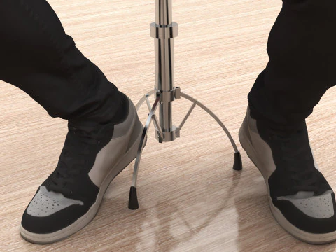 Drummer 4K 3D Model