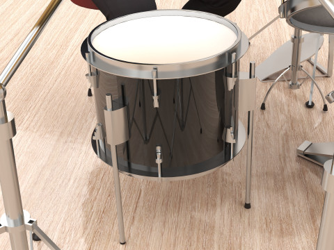 Drummer 4K Model 3D