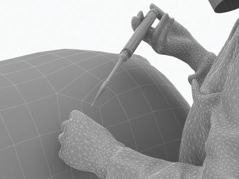 veterinario 4k Modelo 3D