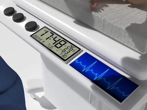 Infant Incubator 4K 3D Model