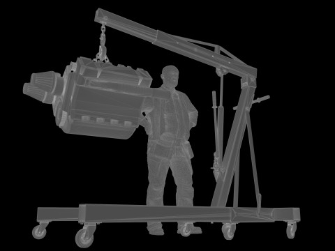 Operator 4K 3D Model