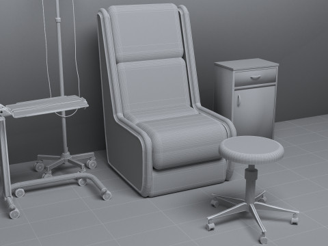 Injection Unit 4K 3D Model